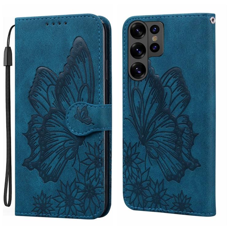 Retro Skin Feel Butterflies Embossing Horizontal Flip Leather Phone Case, For Galaxy S26 FE 5G, For Samsung Galaxy S26+ 5G, For Samsung Galaxy S26 Ultra 5G, For Samsung Galaxy S26 5G