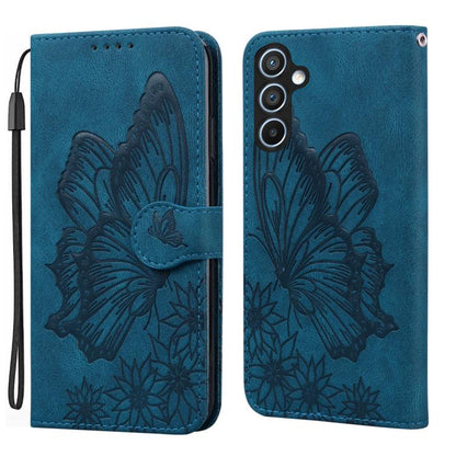Retro Skin Feel Butterflies Embossing Horizontal Flip Leather Phone Case, For Galaxy S26 FE 5G, For Samsung Galaxy S26+ 5G, For Samsung Galaxy S26 Ultra 5G, For Samsung Galaxy S26 5G