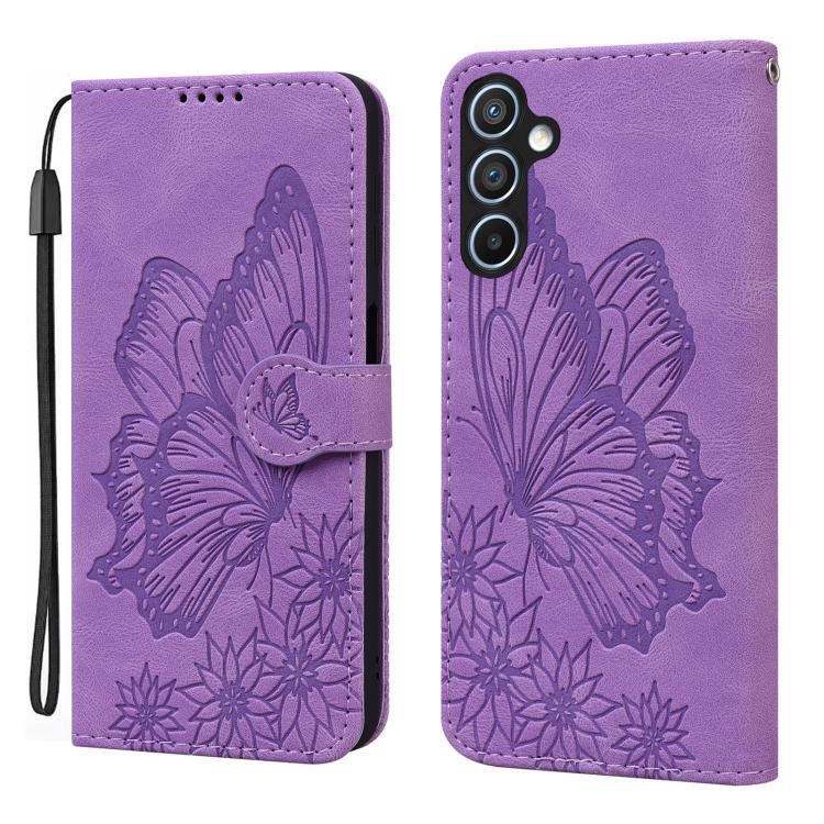 Retro Skin Feel Butterflies Embossing Horizontal Flip Leather Phone Case, For Galaxy S26 FE 5G, For Samsung Galaxy S26+ 5G, For Samsung Galaxy S26 Ultra 5G, For Samsung Galaxy S26 5G