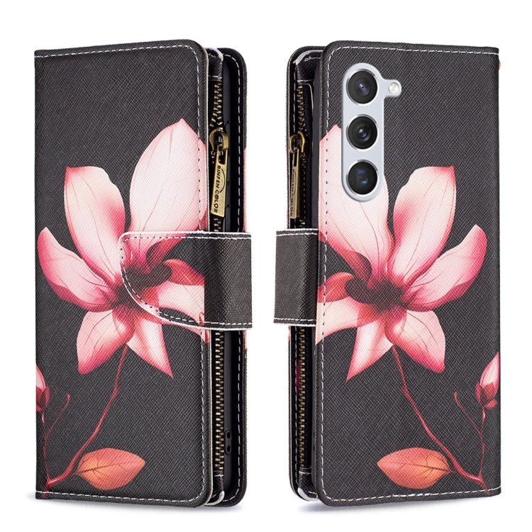 Colored Drawing Pattern Zipper Leather Phone Case, For Samsung Galaxy S25 5G, For Samsung Galaxy S25+ 5G