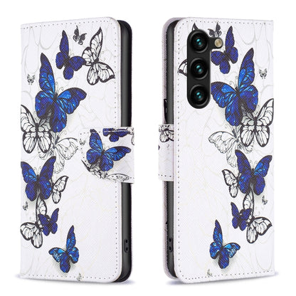 Colored Drawing Pattern Leather Phone Case, For Samsung Galaxy S25 5G, For Samsung Galaxy S25+ 5G