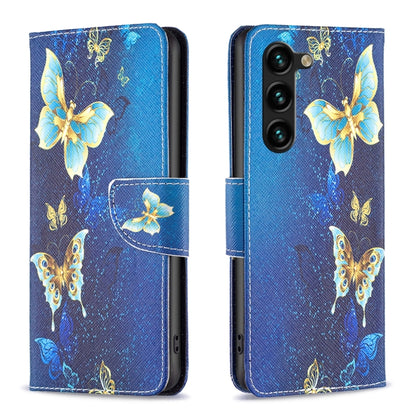 Colored Drawing Pattern Leather Phone Case, For Samsung Galaxy S25 5G, For Samsung Galaxy S25+ 5G