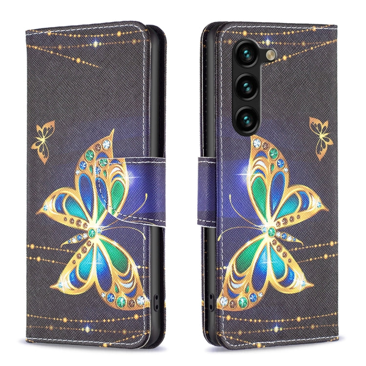 Colored Drawing Pattern Leather Phone Case, For Samsung Galaxy S25 5G, For Samsung Galaxy S25+ 5G