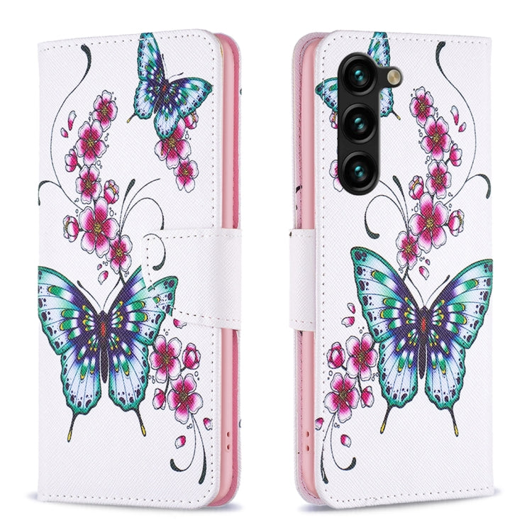 Colored Drawing Pattern Leather Phone Case, For Samsung Galaxy S25 5G, For Samsung Galaxy S25+ 5G
