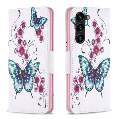 Colored Drawing Pattern Leather Phone Case, For Samsung Galaxy S25 5G, For Samsung Galaxy S25+ 5G
