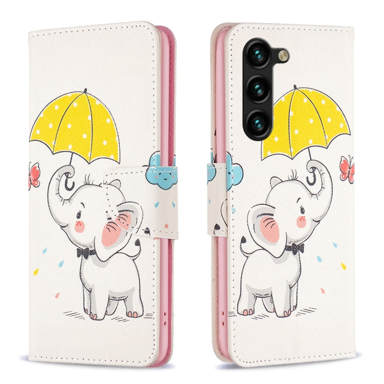 Colored Drawing Pattern Leather Phone Case, For Samsung Galaxy S25 5G, For Samsung Galaxy S25+ 5G