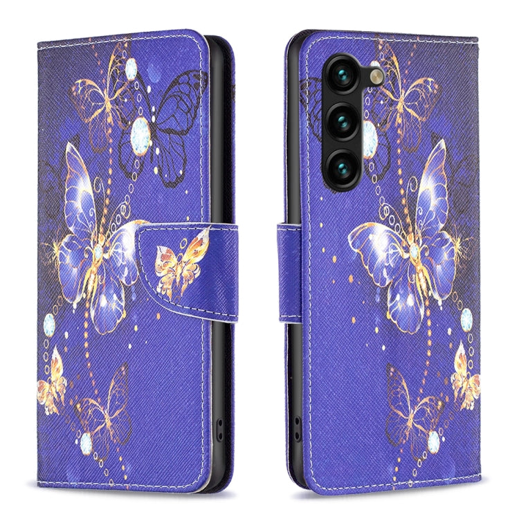 Colored Drawing Pattern Leather Phone Case, For Samsung Galaxy S25 5G, For Samsung Galaxy S25+ 5G