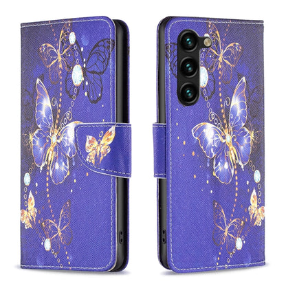 Colored Drawing Pattern Leather Phone Case, For Samsung Galaxy S25 5G, For Samsung Galaxy S25+ 5G