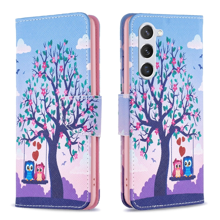 Colored Drawing Pattern Leather Phone Case, For Samsung Galaxy S25 5G, For Samsung Galaxy S25+ 5G