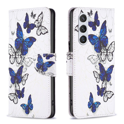 Colored Drawing Pattern Leather Phone Case, For Samsung Galaxy S25 5G, For Samsung Galaxy S25+ 5G