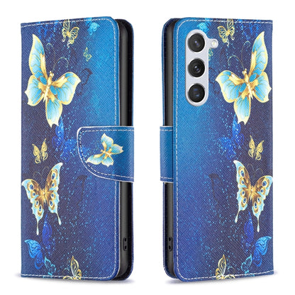 Colored Drawing Pattern Leather Phone Case, For Samsung Galaxy S25 5G, For Samsung Galaxy S25+ 5G