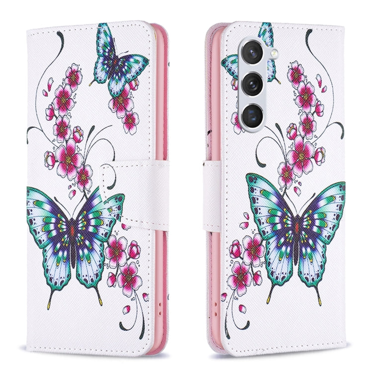 Colored Drawing Pattern Leather Phone Case, For Samsung Galaxy S25 5G, For Samsung Galaxy S25+ 5G