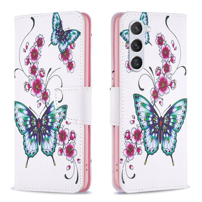 Colored Drawing Pattern Leather Phone Case, For Samsung Galaxy S25 5G, For Samsung Galaxy S25+ 5G