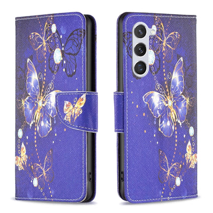 Colored Drawing Pattern Leather Phone Case, For Samsung Galaxy S25 5G, For Samsung Galaxy S25+ 5G