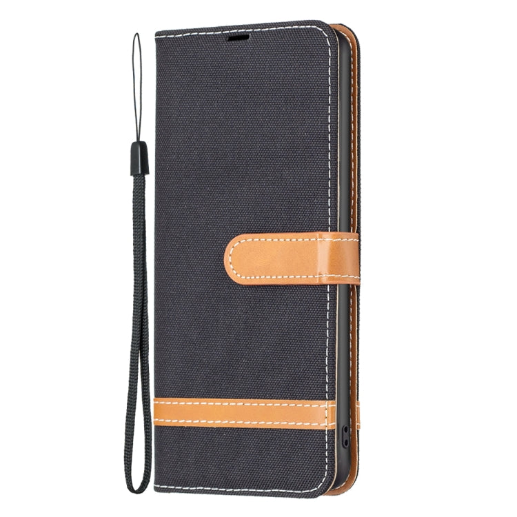 Color Block Denim Texture Leather Phone Case, For Samsung Galaxy S25 5G, For Samsung Galaxy S25+ 5G