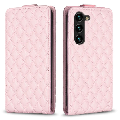 Diamond Lattice Vertical Flip Leather Phone Case, For Samsung Galaxy S25 5G, For Samsung Galaxy S25+ 5G