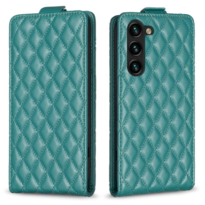 Diamond Lattice Vertical Flip Leather Phone Case, For Samsung Galaxy S25 5G, For Samsung Galaxy S25+ 5G