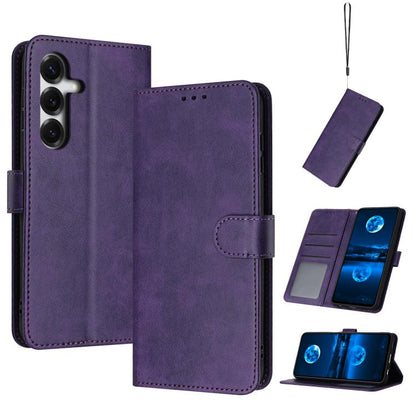 Solid Calf Texture Flip Leather Phone Case, For Samsung Galaxy S26+ 5G, For Samsung Galaxy S26 Ultra 5G, For Samsung Galaxy S26 5G, For Samsung Galaxy S25 / S24 5G