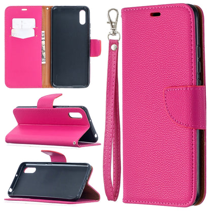 Litchi Texture Pure Color Horizontal Flip PU Leather Case with Holder & Card Slots & Wallet & Lanyard, For Xiaomi Redmi 9A, For Xiaomi Redmi 9C
