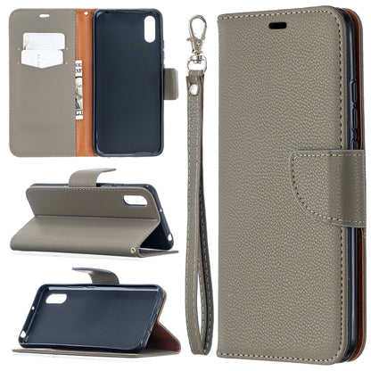 Litchi Texture Pure Color Horizontal Flip PU Leather Case with Holder & Card Slots & Wallet & Lanyard, For Xiaomi Redmi 9A, For Xiaomi Redmi 9C