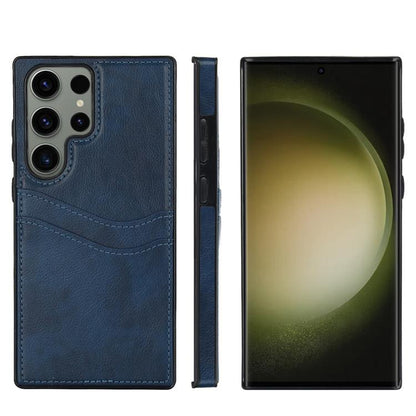 Litchi Leather Skin Card Slots Phone Case, For Samsung Galaxy S24+ 5G, For Samsung Galaxy S24 5G, For Samsung Galaxy S23 Ultra 5G, For Samsung Galaxy S23+ 5G