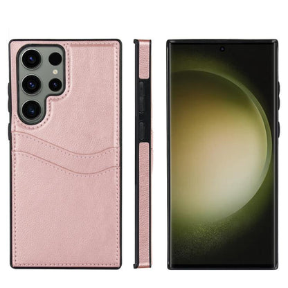 Litchi Leather Skin Card Slots Phone Case, For Samsung Galaxy S24+ 5G, For Samsung Galaxy S24 5G, For Samsung Galaxy S23 Ultra 5G, For Samsung Galaxy S23+ 5G