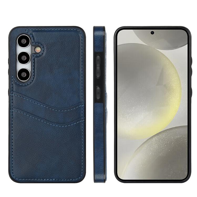 Litchi Leather Skin Card Slots Phone Case, For Samsung Galaxy S24+ 5G, For Samsung Galaxy S24 5G, For Samsung Galaxy S23 Ultra 5G, For Samsung Galaxy S23+ 5G