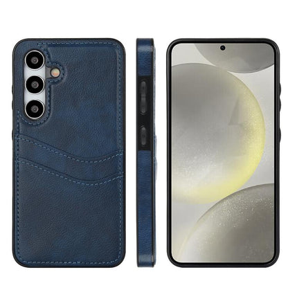 Litchi Leather Skin Card Slots Phone Case, For Samsung Galaxy S24+ 5G, For Samsung Galaxy S24 5G, For Samsung Galaxy S23 Ultra 5G, For Samsung Galaxy S23+ 5G