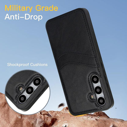 Litchi Leather Skin Card Slots Phone Case, For Samsung Galaxy S24+ 5G, For Samsung Galaxy S24 5G, For Samsung Galaxy S23 Ultra 5G, For Samsung Galaxy S23+ 5G