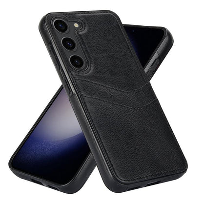 Litchi Leather Skin Card Slots Phone Case, For Samsung Galaxy S25 5G, For Samsung Galaxy S25+ 5G, For Samsung Galaxy S25 Ultra 5G, For Samsung Galaxy S24 FE 5G
