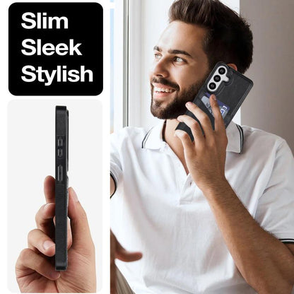 Litchi Leather Skin Card Slots Phone Case, For Samsung Galaxy S26+ 5G, For Samsung Galaxy S26 Ultra 5G, For Samsung Galaxy S26 5G, For Samsung Galaxy S25 Edge 5G