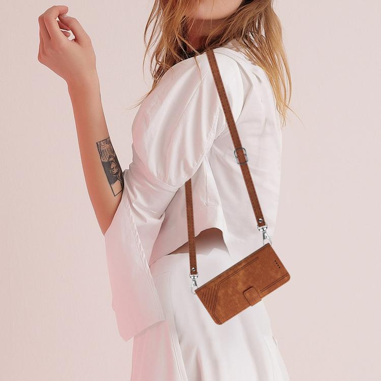 Skin Feel Stripe Pattern Leather Phone Case with Lanyard, For Samsung Galaxy S25 Edge 5G, For Samsung Galaxy S25 / S24 5G, For Samsung Galaxy S25+ / S24+ 5G, For Samsung Galaxy S25 Ultra 5G