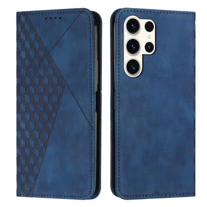 Diamond Splicing Skin Feel Magnetic Leather Phone Case, For Samsung Galaxy S25 Ultra 5G