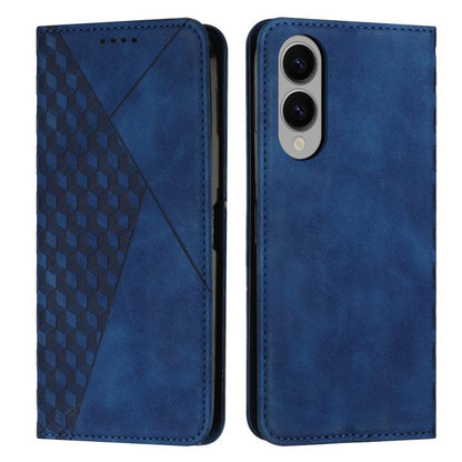 Diamond Splicing Skin Feel Magnetic Leather Phone Case, For Samsung Galaxy S25 FE 5G, For Samsung Galaxy S25 Edge 5G, For Samsung Galaxy S25 / S24 5G, For Samsung Galaxy S25+ / S24+ 5G