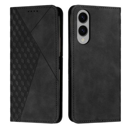 Diamond Splicing Skin Feel Magnetic Leather Phone Case, For Samsung Galaxy S25 FE 5G, For Samsung Galaxy S25 Edge 5G, For Samsung Galaxy S25 / S24 5G, For Samsung Galaxy S25+ / S24+ 5G