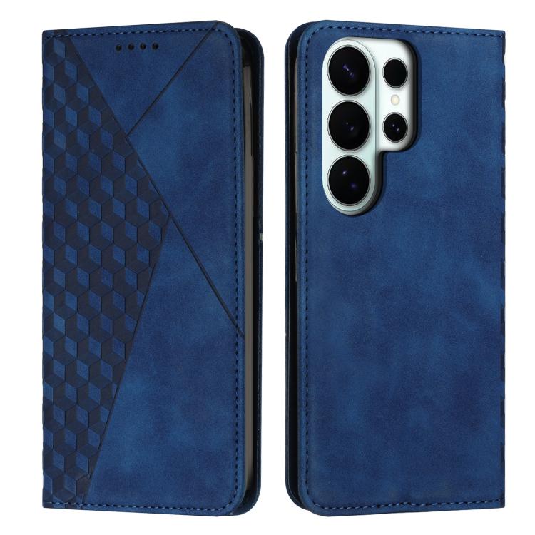 Diamond Splicing Skin Feel Magnetic Leather Phone Case, For Samsung Galaxy S26+ 5G, For Samsung Galaxy S26 Ultra 5G, For Samsung Galaxy S26 5G, For Samsung Galaxy S25 FE 5G