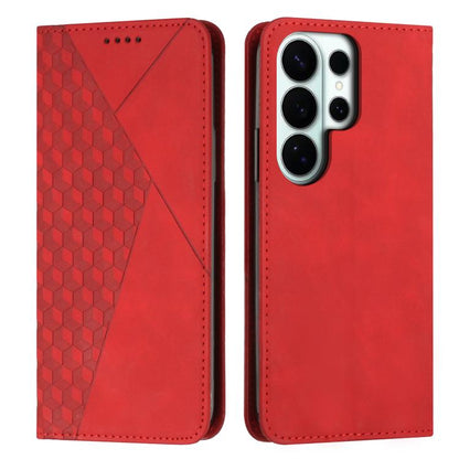 Diamond Splicing Skin Feel Magnetic Leather Phone Case, For Samsung Galaxy S26+ 5G, For Samsung Galaxy S26 Ultra 5G, For Samsung Galaxy S26 5G, For Samsung Galaxy S25 FE 5G