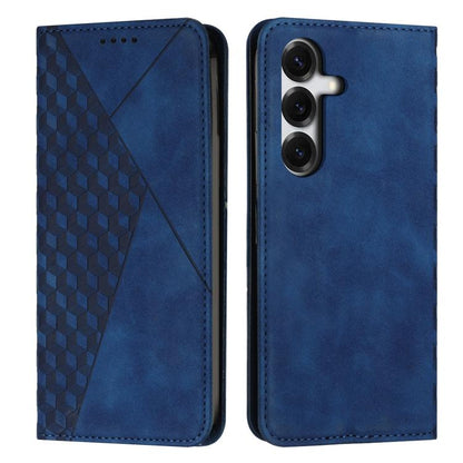 Diamond Splicing Skin Feel Magnetic Leather Phone Case, For Samsung Galaxy S26+ 5G, For Samsung Galaxy S26 Ultra 5G, For Samsung Galaxy S26 5G, For Samsung Galaxy S25 FE 5G