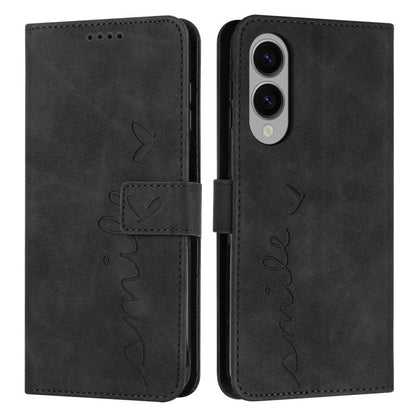 Skin Feel Heart Embossed Leather Phone Case with Long Lanyard, For Samsung Galaxy S25 Edge 5G, For Samsung Galaxy S25 / S24 5G, For Samsung Galaxy S25+ / S24+ 5G, For Samsung Galaxy S25 Ultra 5G