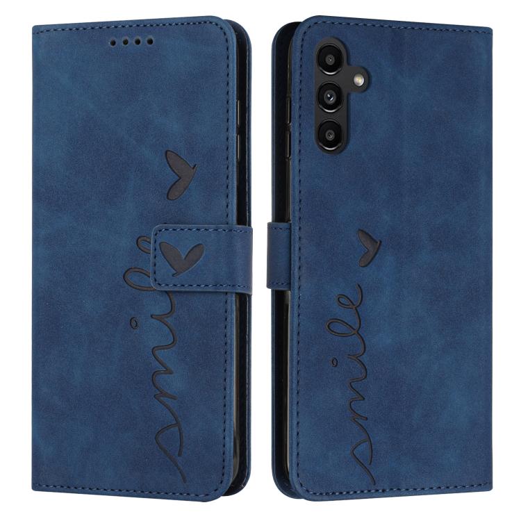 Skin Feel Heart Embossed Leather Phone Case with Long Lanyard, For Galaxy S26 FE 5G, For Samsung Galaxy S26+ 5G, For Samsung Galaxy S26 Ultra 5G, For Samsung Galaxy S26 5G
