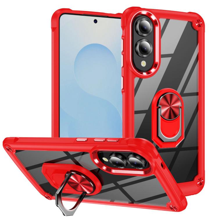 TPU + PC Lens Protection Phone Case with Ring Holder, For Samsung Galaxy S26+ 5G, For Samsung Galaxy S26 Ultra 5G, For Samsung Galaxy S26 5G, For Samsung Galaxy S25 FE 5G, For Samsung Galaxy S25 Edge 5G, For Samsung Galaxy S25 5G