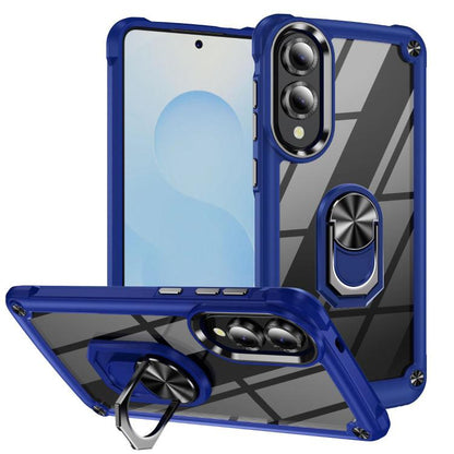 TPU + PC Lens Protection Phone Case with Ring Holder, For Samsung Galaxy S26+ 5G, For Samsung Galaxy S26 Ultra 5G, For Samsung Galaxy S26 5G, For Samsung Galaxy S25 FE 5G, For Samsung Galaxy S25 Edge 5G, For Samsung Galaxy S25 5G