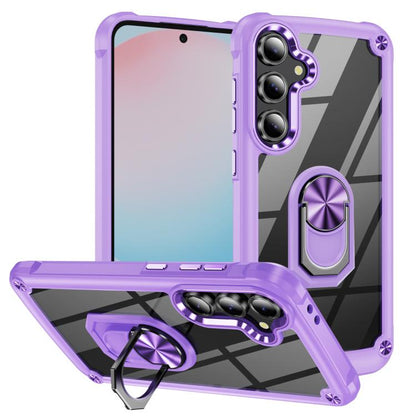 TPU + PC Lens Protection Phone Case with Ring Holder, For Samsung Galaxy S26+ 5G, For Samsung Galaxy S26 Ultra 5G, For Samsung Galaxy S26 5G, For Samsung Galaxy S25 FE 5G, For Samsung Galaxy S25 Edge 5G, For Samsung Galaxy S25 5G