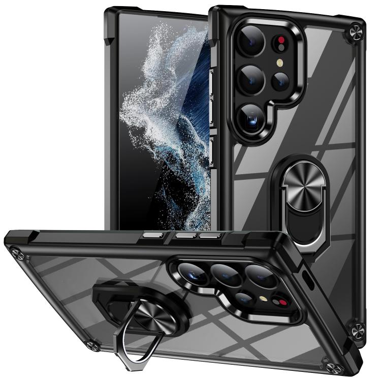 TPU + PC Lens Protection Phone Case with Ring Holder, For Samsung Galaxy S26+ 5G, For Samsung Galaxy S26 Ultra 5G, For Samsung Galaxy S26 5G, For Samsung Galaxy S25 FE 5G, For Samsung Galaxy S25 Edge 5G, For Samsung Galaxy S25 5G