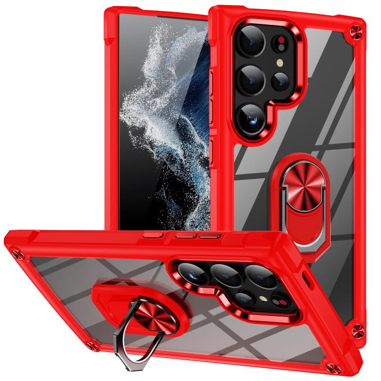 TPU + PC Lens Protection Phone Case with Ring Holder, For Samsung Galaxy S26+ 5G, For Samsung Galaxy S26 Ultra 5G, For Samsung Galaxy S26 5G, For Samsung Galaxy S25 FE 5G, For Samsung Galaxy S25 Edge 5G, For Samsung Galaxy S25 5G