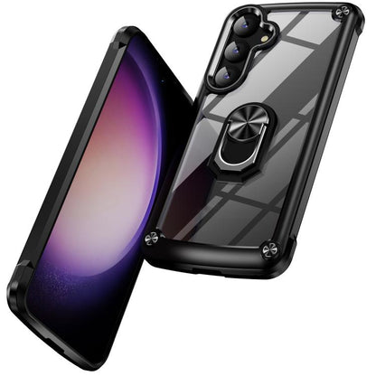 TPU + PC Lens Protection Phone Case with Ring Holder, For Samsung Galaxy S26+ 5G, For Samsung Galaxy S26 Ultra 5G, For Samsung Galaxy S26 5G, For Samsung Galaxy S25 FE 5G, For Samsung Galaxy S25 Edge 5G, For Samsung Galaxy S25 5G