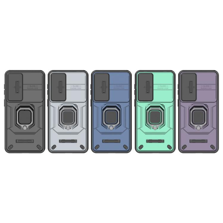 Sliding Camshield TPU + PC Shockproof Phone Case with Holder, For Samsung Galaxy S26+ 5G, For Samsung Galaxy S26 Ultra 5G, For Samsung Galaxy S25 Edge 5G, For Samsung Galaxy S25 5G