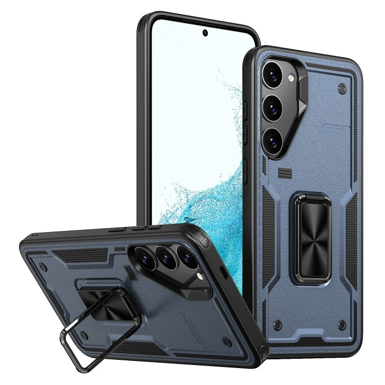 Ring Holder PC Hybrid TPU Phone Case, For Samsung Galaxy S22 5G, For Samsung Galaxy S21 5G