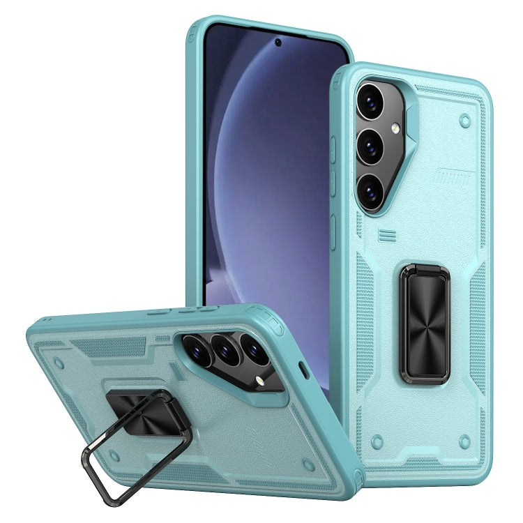 Ring Holder PC Hybrid TPU Phone Case, For Samsung Galaxy S25 5G, For Samsung Galaxy S25+ 5G, For Samsung Galaxy S25 Ultra 5G