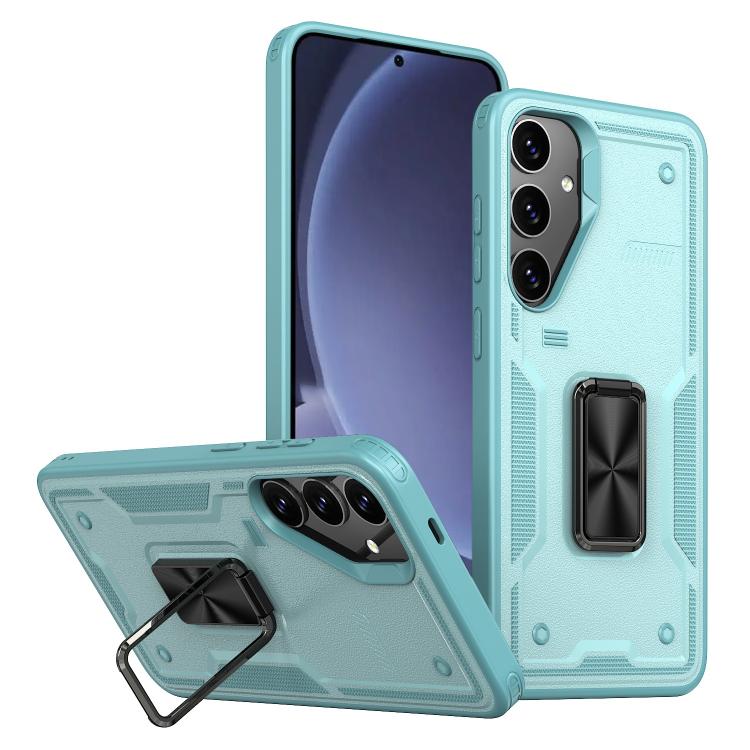 Ring Holder PC Hybrid TPU Phone Case, For Samsung Galaxy S25 5G, For Samsung Galaxy S25+ 5G, For Samsung Galaxy S25 Ultra 5G